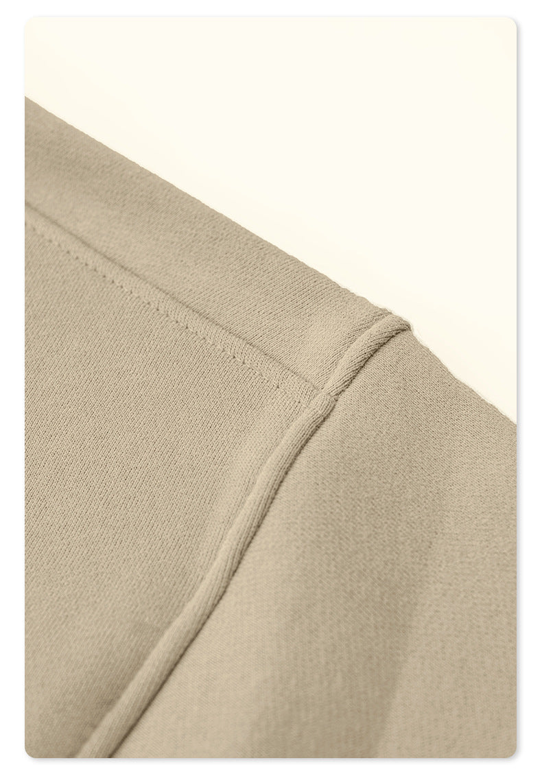 Fleece Lining Oversize Washed Zipper Hoodie WN9943