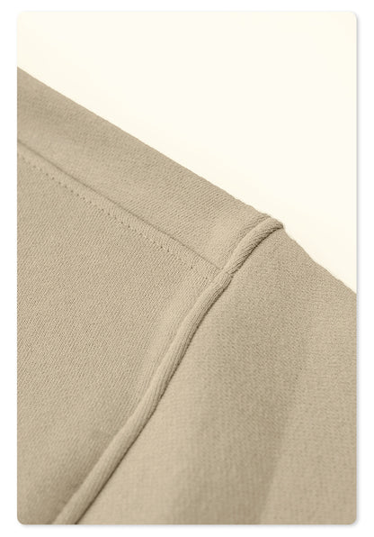 Fleece Lining Oversize Washed Zipper Hoodie WN9943