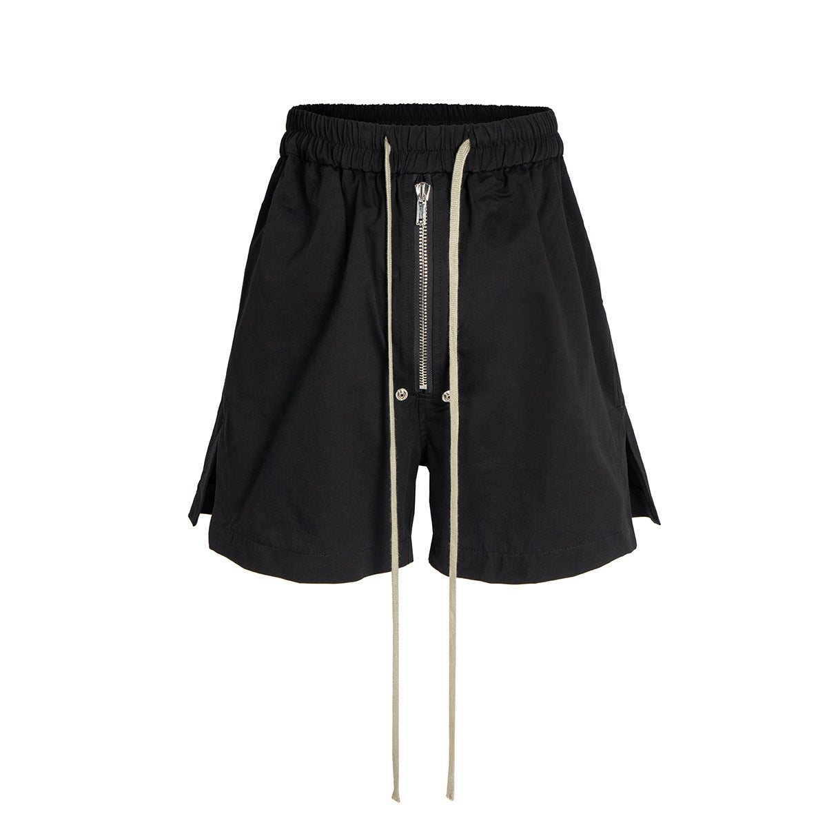 Side Slit Sporty Wide Leg Half Pants WN25670