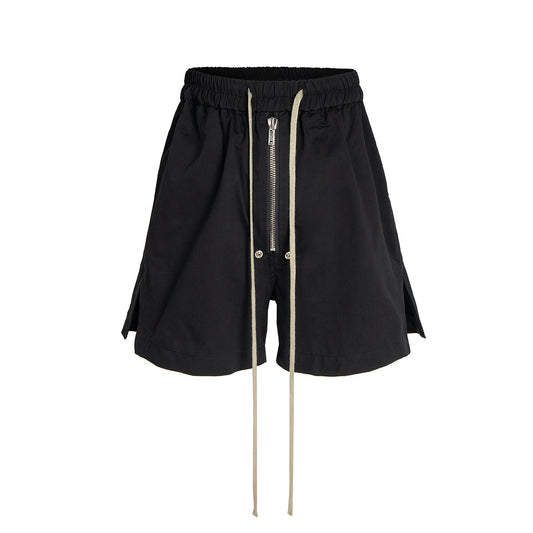 Side Slit Sporty Wide Leg Half Pants WN25670