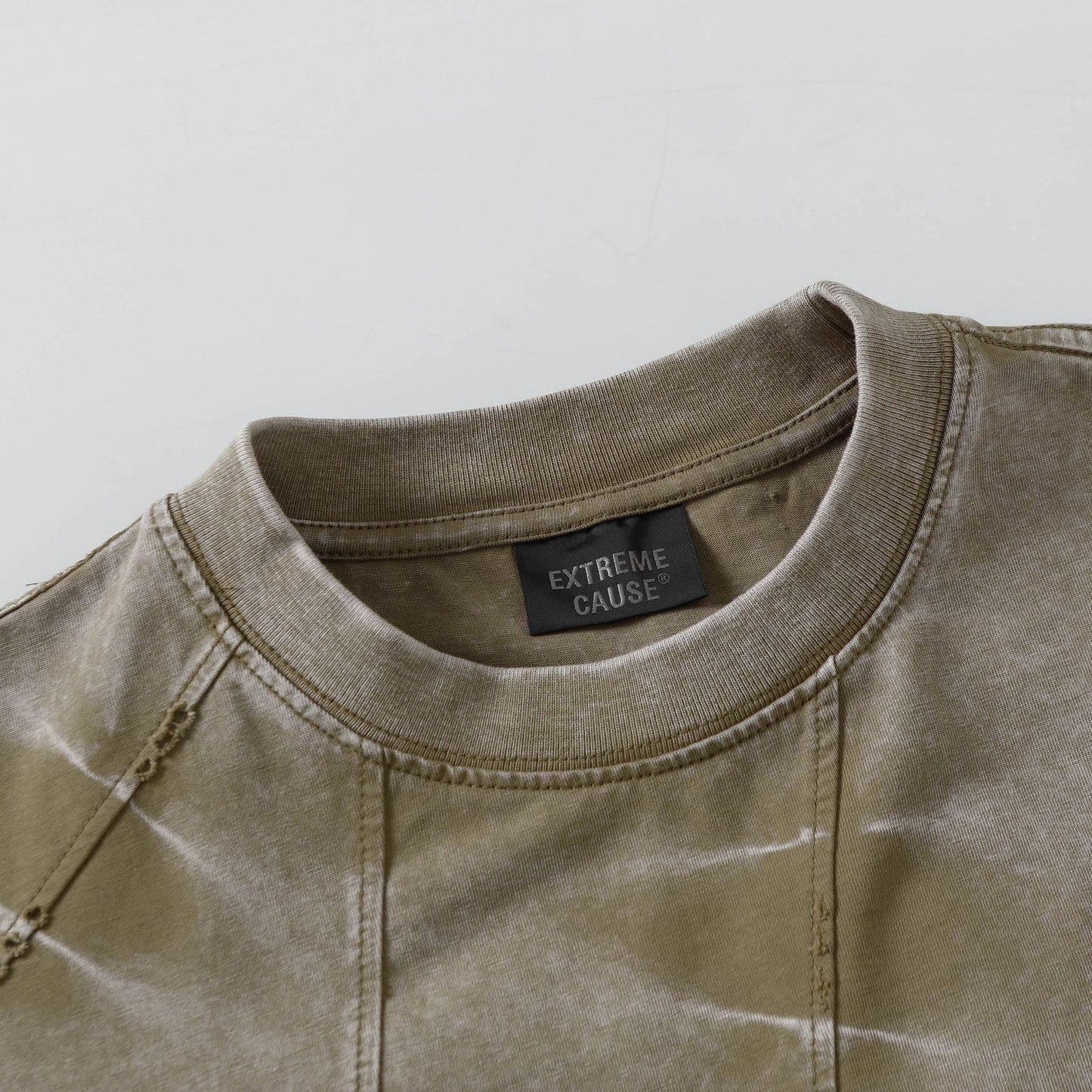 Heavy Wash Damage Short Sleeve T-Shirt WN14172