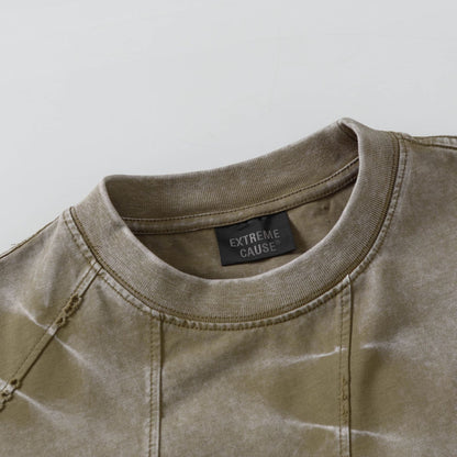 Heavy Wash Damage Short Sleeve T-Shirt WN14172