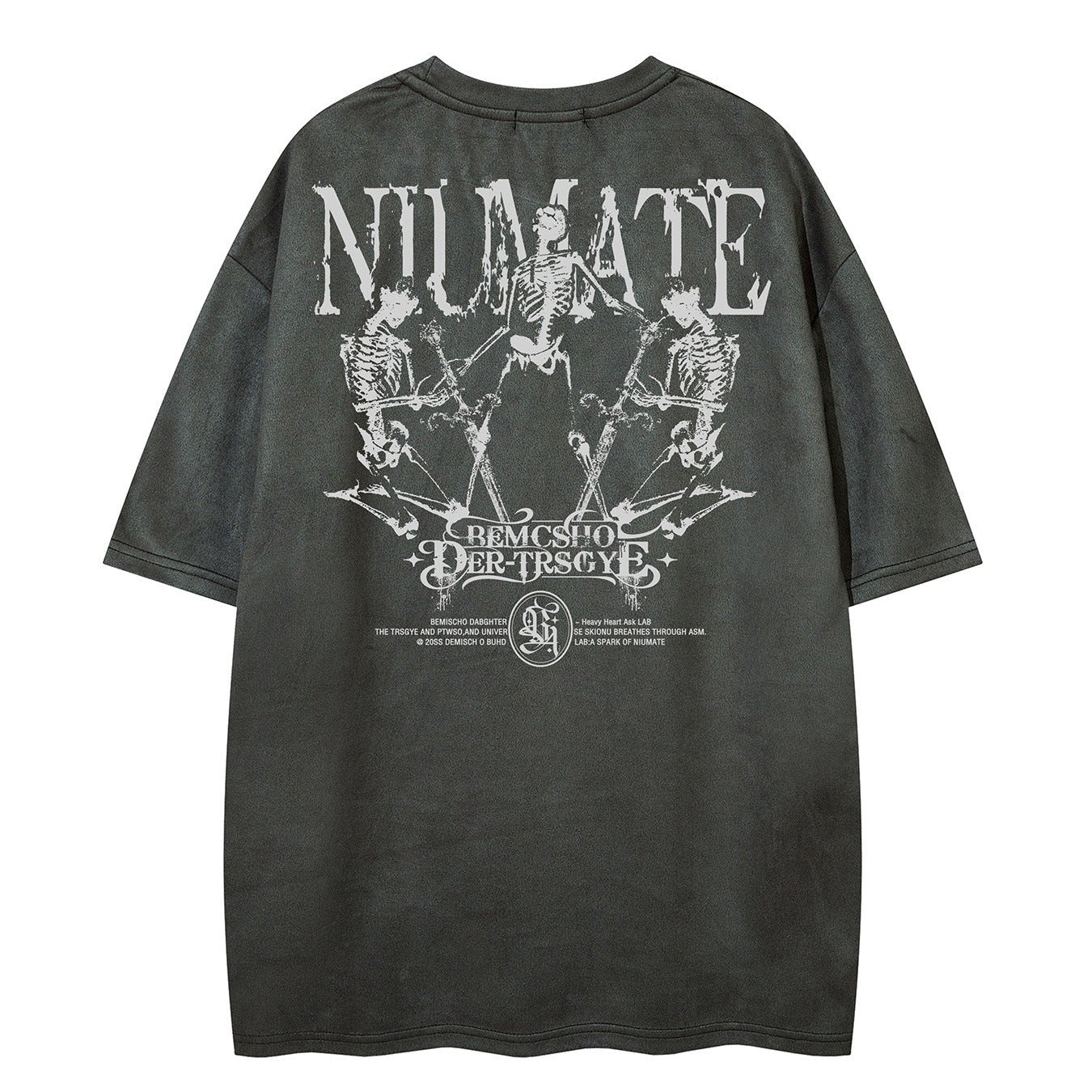Washed Logo Print Short Sleeve T-Shirt WN25549