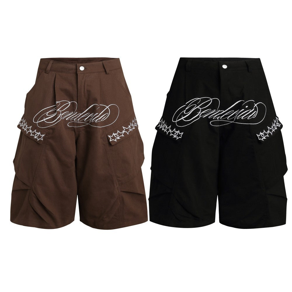 Graphic Cargo Pocket Half Pants WN27984