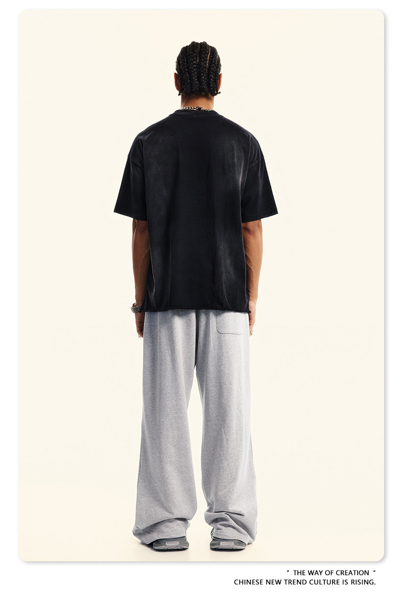 Washed Wide-leg Sweatpants WN6413