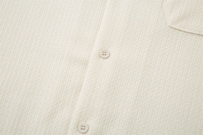 Textured Pocket Short Sleeve Shirt WN26823