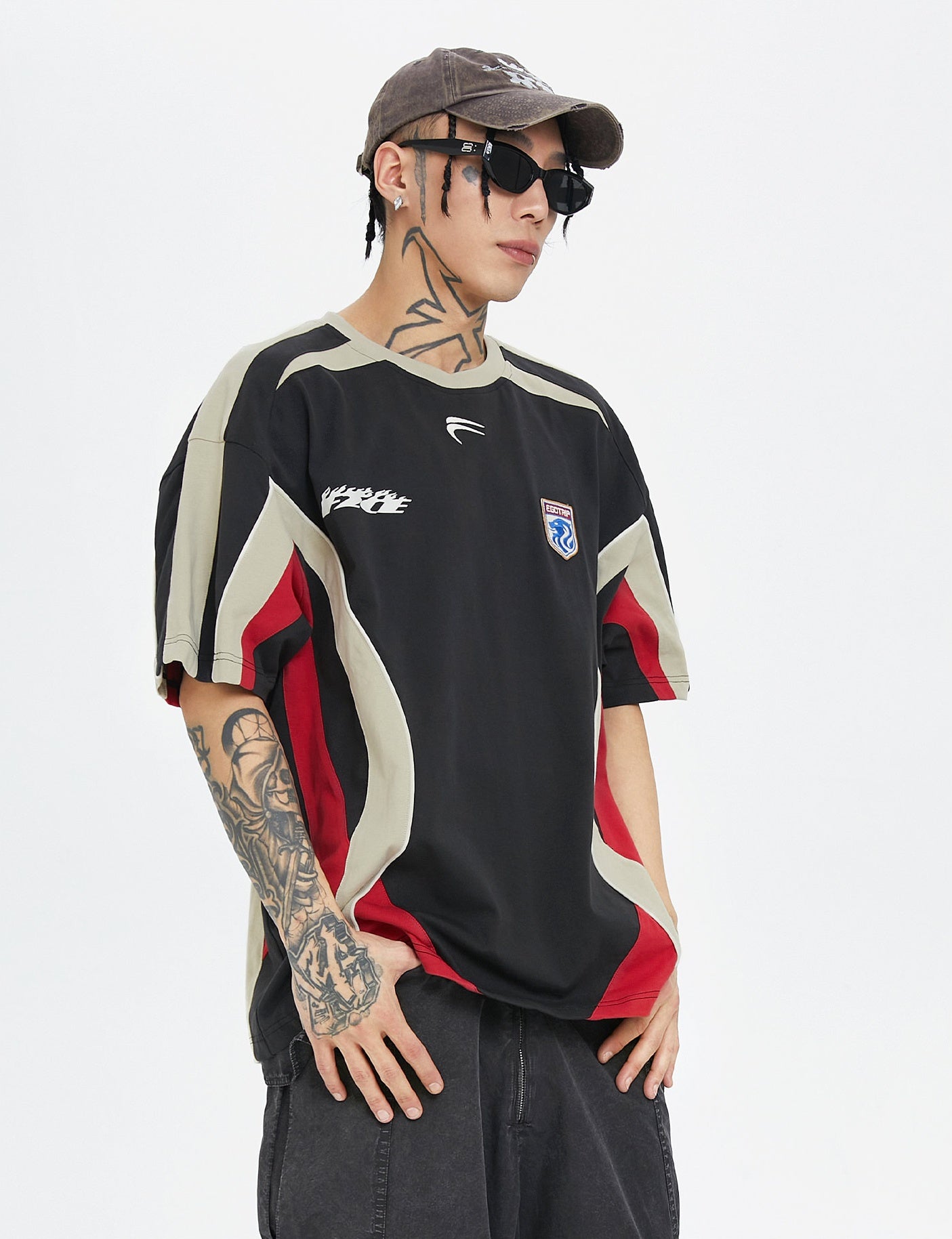 Graphic Heavyweight Sports Jersey T-Shirt WN12202