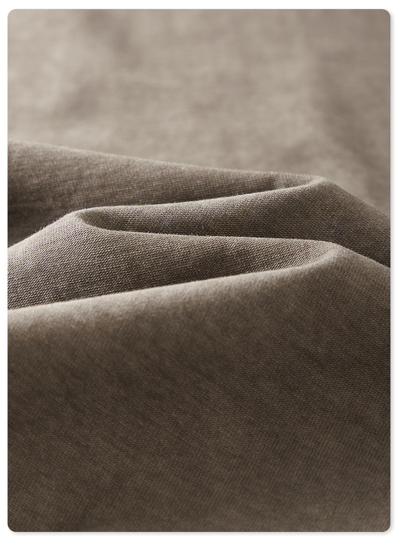 Washed Gradient Pure Cotton Sleeveless T-Shirt WN6075