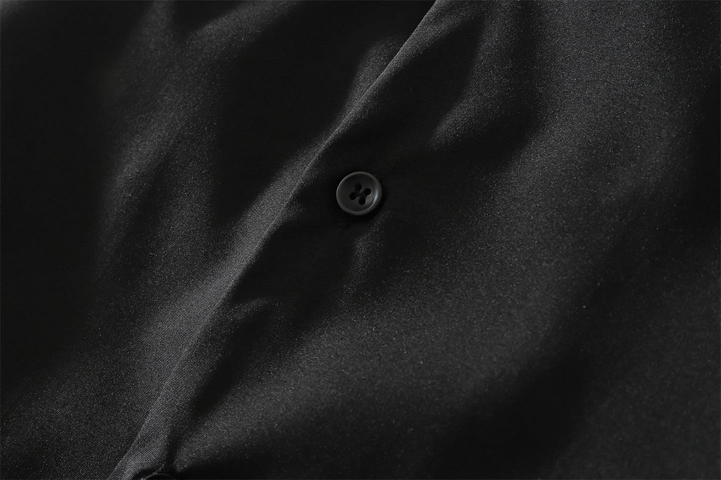 Oversize Plain Open Collar Shirt WN16202