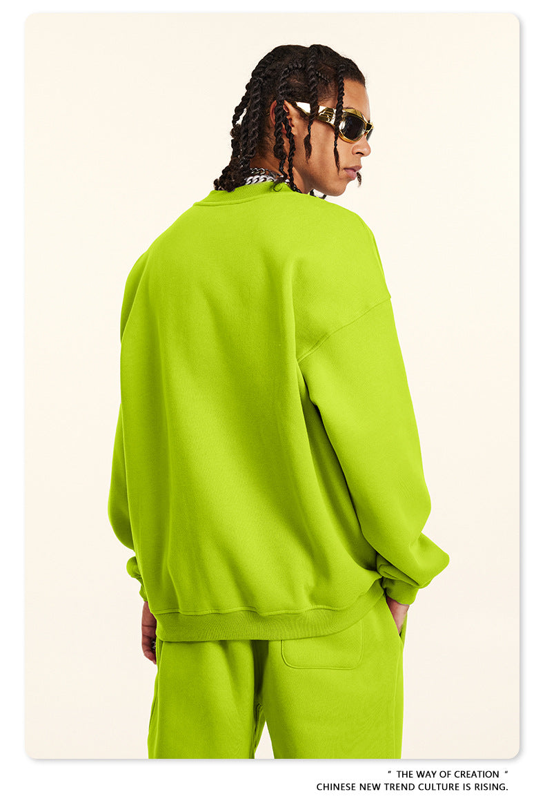 Fleece Lining Oversize Sweatshirt WN9928