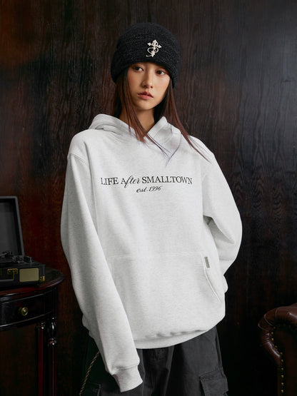 Letter Print Pullover Hoodie WN12031