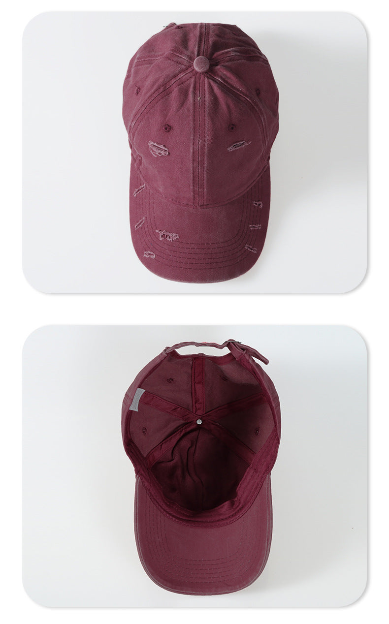 Damage Washed Baseball Cap WN6618