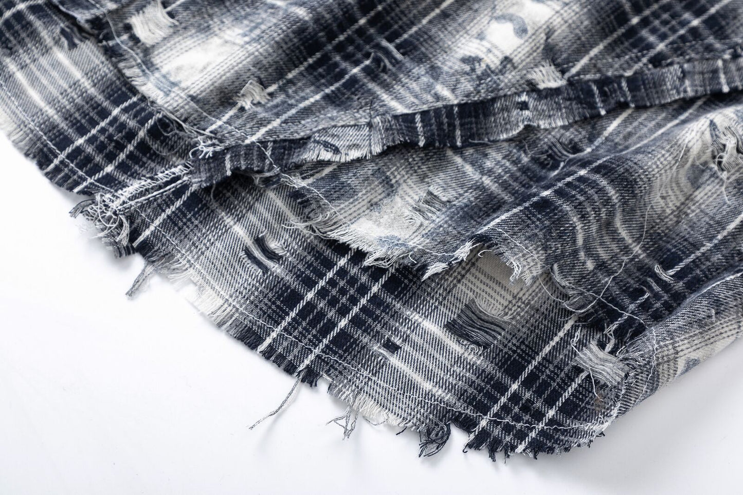 Plaid Design Long Sleeve Shirt WN15482