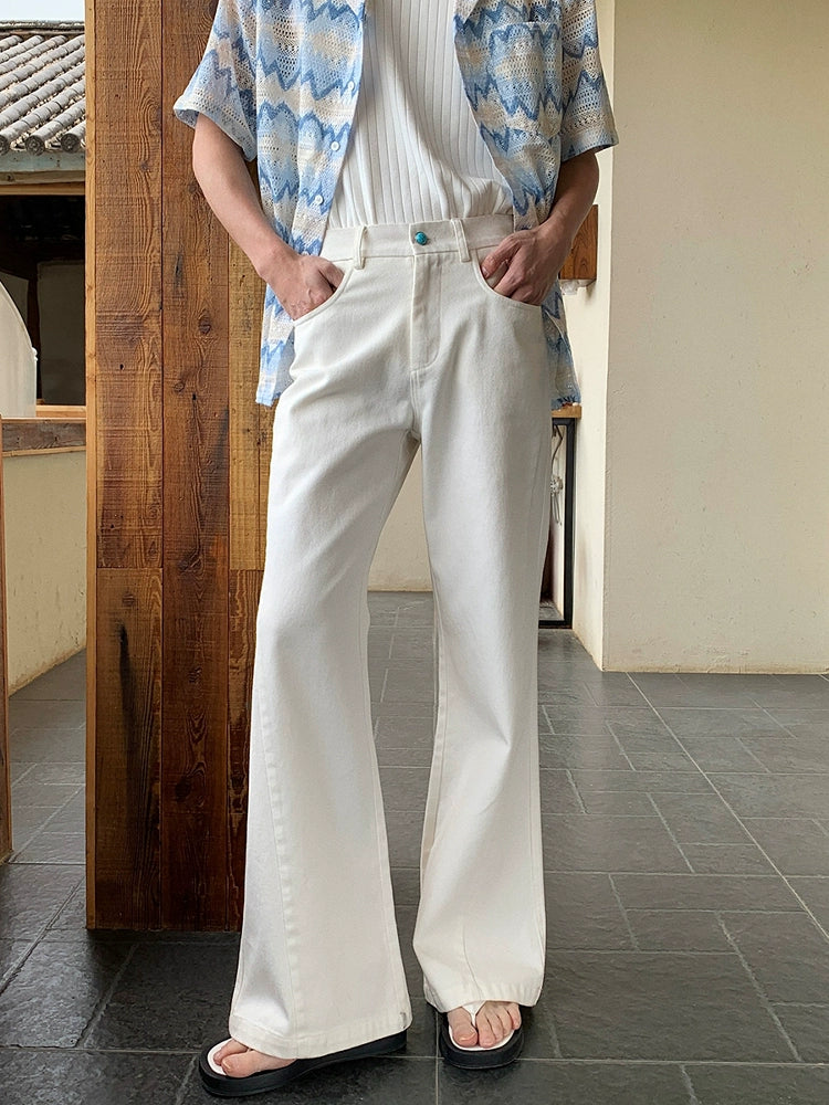 Cotton Flare Denim Jeans WN20413