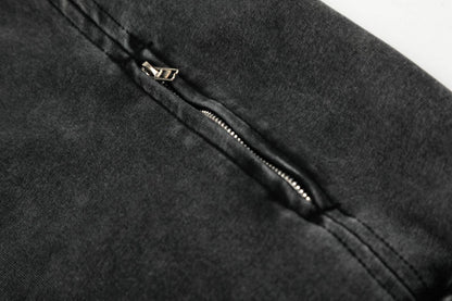 Heavyweight Washed Zipper Hoodie WN25707