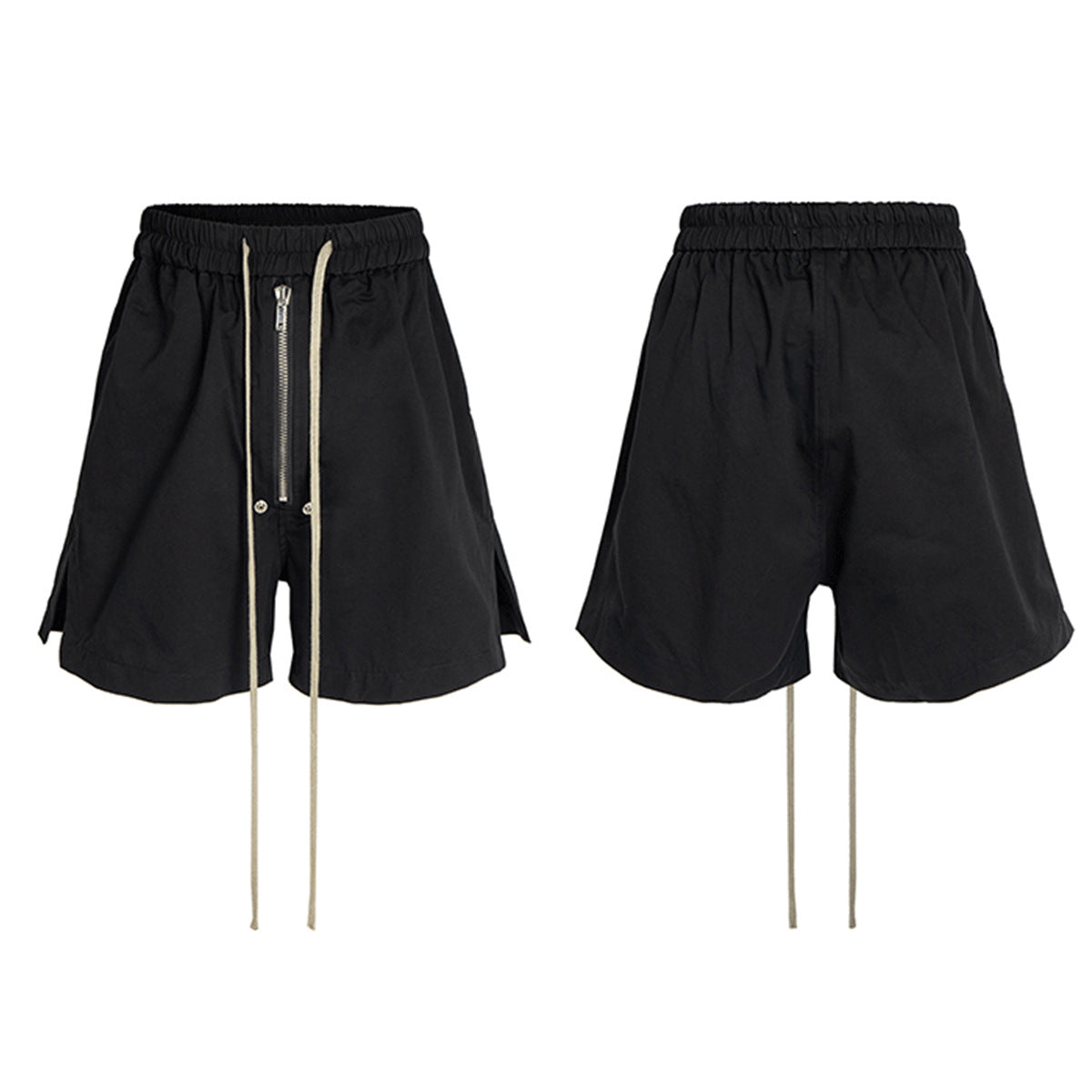 Side Slit Sporty Wide Leg Half Pants WN25670