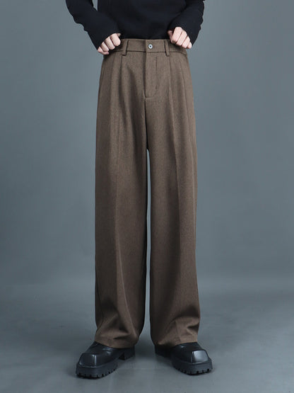 Short Tailored Jacket & Wide Leg Trousers Setup WN23751