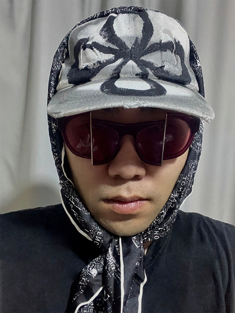 Bandana Washed Curved-Brim Cap WN21106