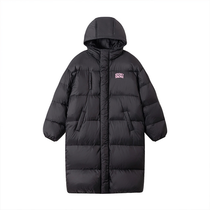 White Duck Down Mid-Length Puffer Jacket WN10151