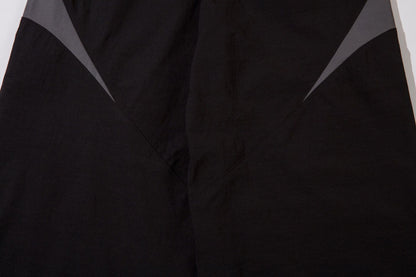 Panel Drawstring Straight Sporty Pants WN25767