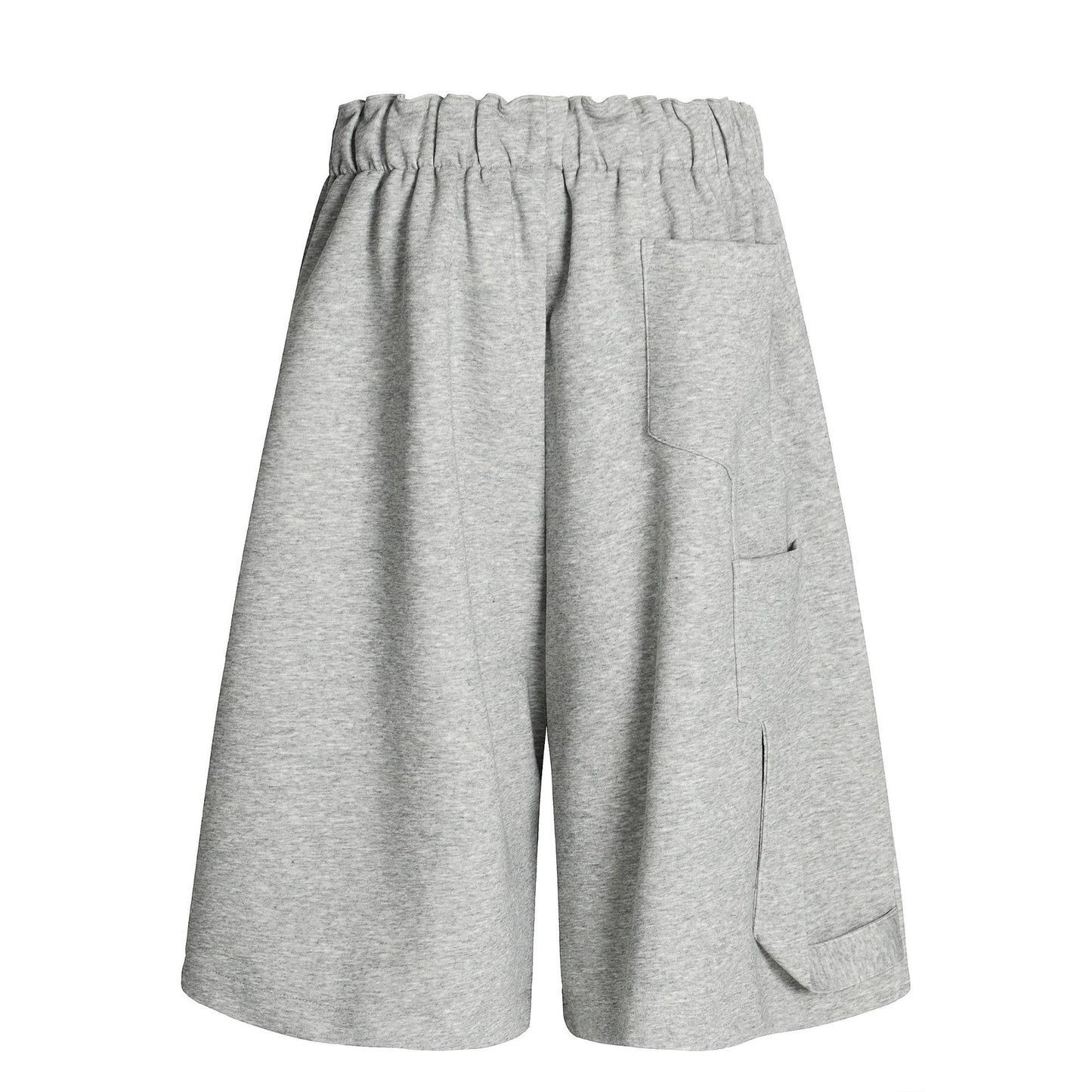 Deconstruction Wide Leg Half Sweatpants WN25969