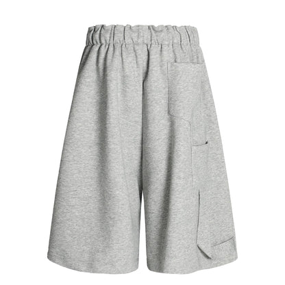 Deconstruction Wide Leg Half Sweatpants WN25969