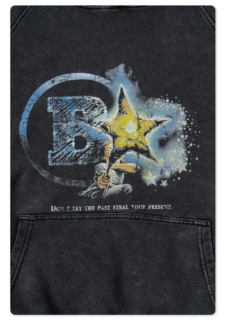 Oversize Water Washed Hoodie WN7905