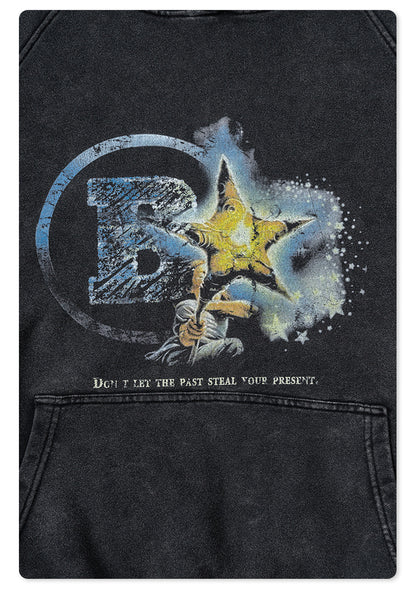 Oversize Water Washed Hoodie WN7905