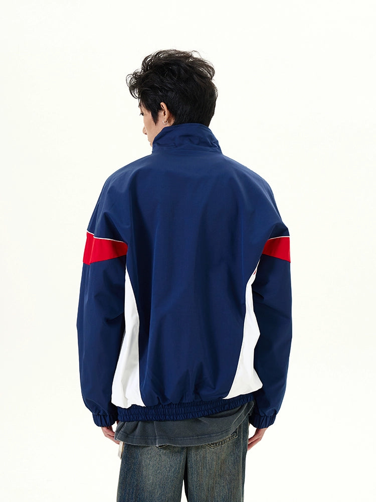 Patchwork Three-Stripe Athletic Jacket WN9498