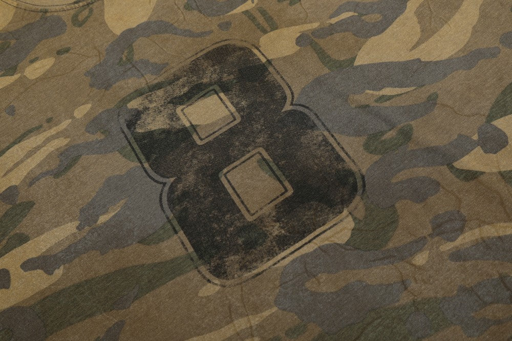 Camouflage Oversize Long Sleeve T-shirt WN28085