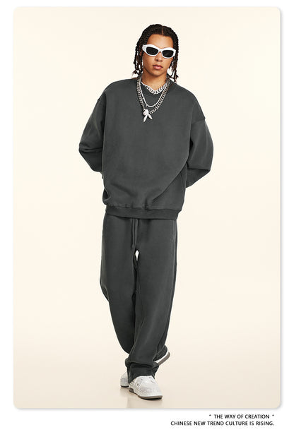 Fleece Lining Oversize Sweatshirt WN9928
