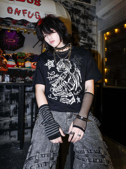 Oversize Drop Shoulder Short Sleeve T-Shirt WN15907