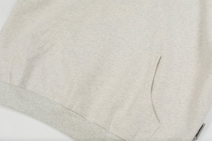 Suede Half-Zipper Pullover Hoodie WN11499