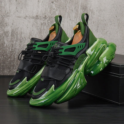 Strap Panel Air Sole Chunky Sole Sneakers WN24651