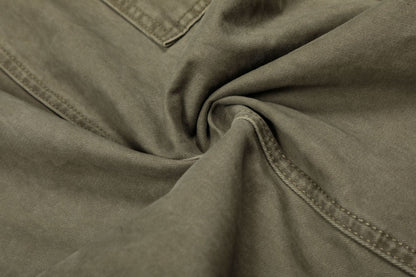 Washed Multi Pocket Curved Cargo Pants WN26016
