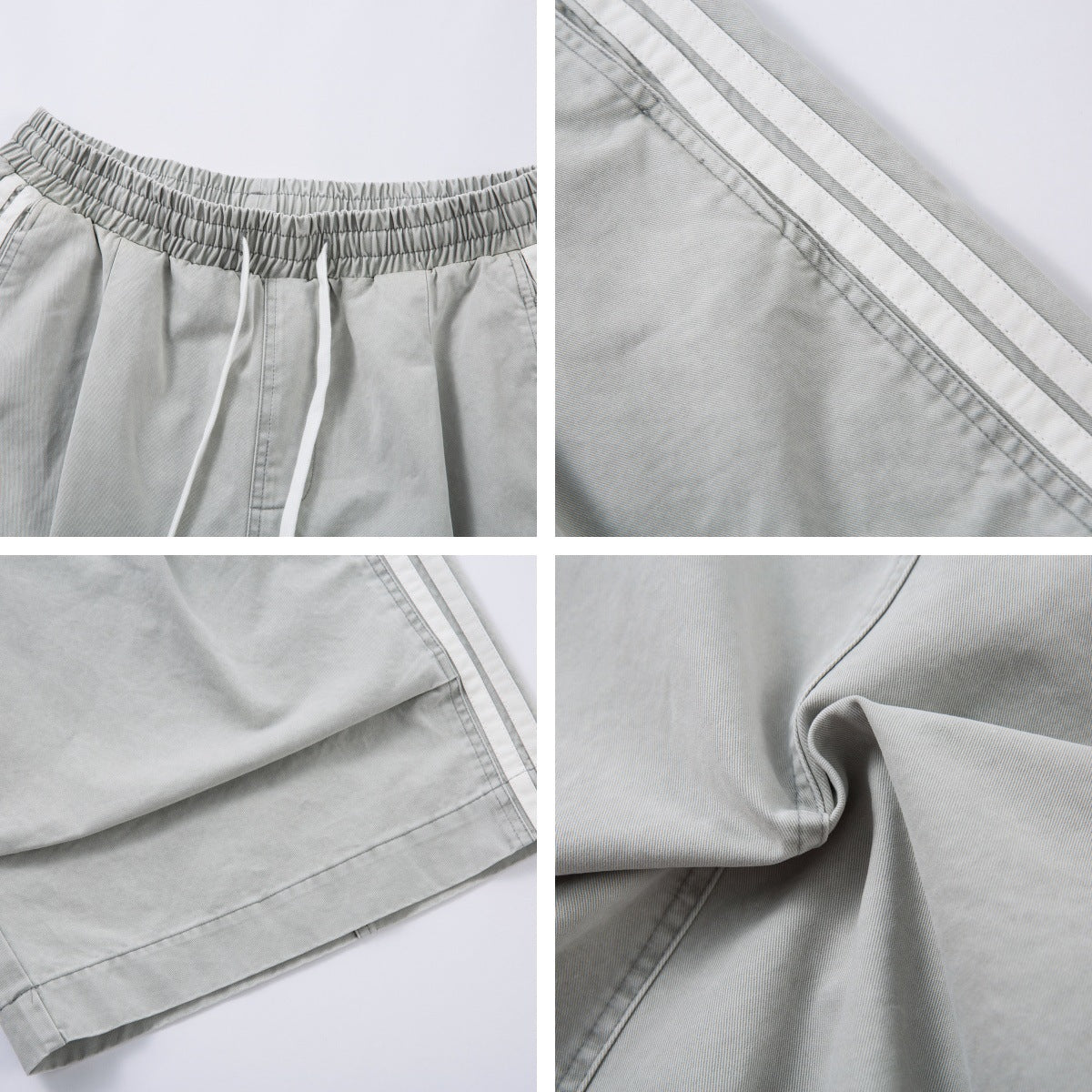 Drawstring Side Stripe Half Pants WN26795