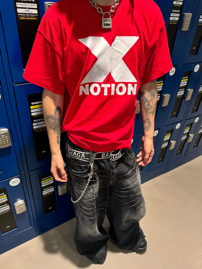 Graphic Letter Print Oversize Short Sleeve T-Shirt WN17259