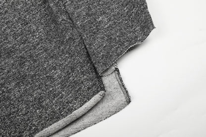 Textured Cowl Neck Hoodie WN28108