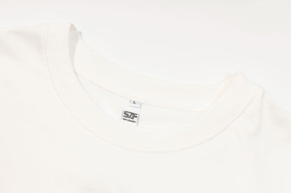 Foam Letter Print Short Sleeve T-Shirt WN25791