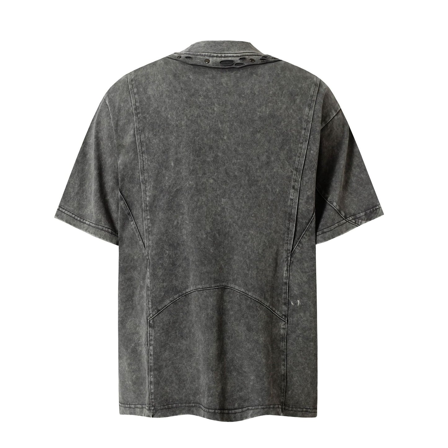 Studs Washed Short Sleeve T-Shirt WN26765