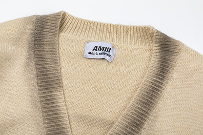 Oversize V-Neck Knit Cardigan WN11401