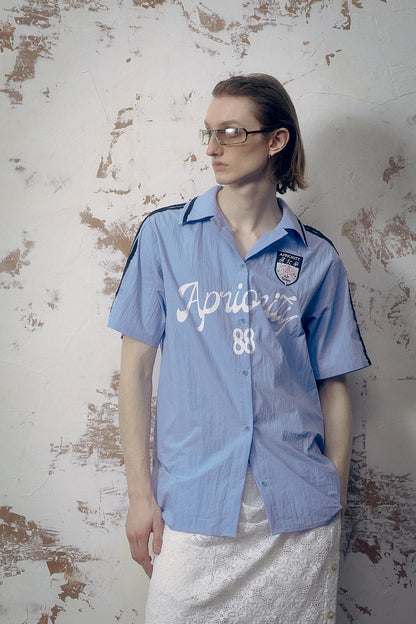 Graphic Screen Print Short Sleeve Shirt WN19033