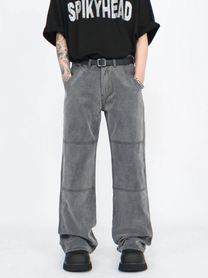 Straight Long Denim Jeans WN5276