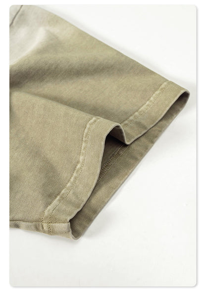 Washed Oversize Short-sleeve T-shirt WN6453