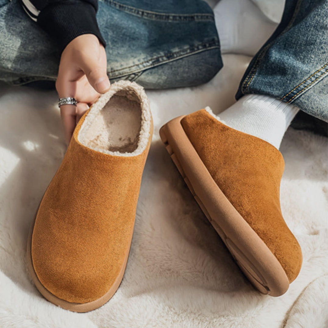 Simple Wide-Toe Slip-On Sandals WN23381