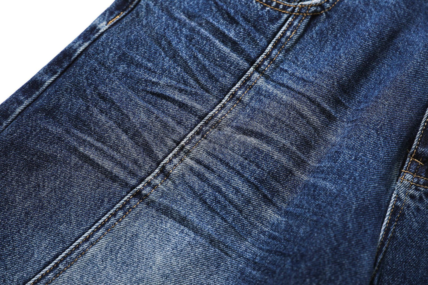 Washed Fade Cropped Denim Jeans WN25435