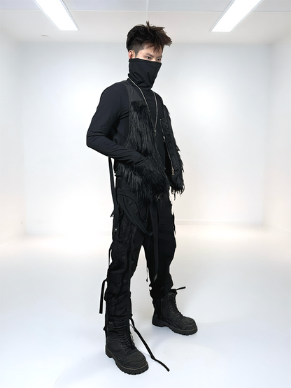 Zipper Layered Deconstructed Thick White Duck Down Jacket WN22004