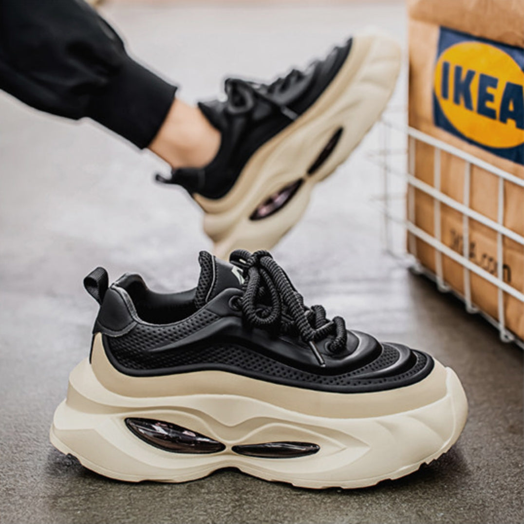 Korean Style Thick Sole Running Dad Shoes WN23392