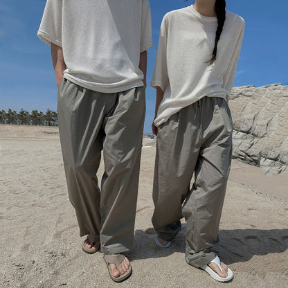 Relaxed Wide Leg Straight Pants WN20321