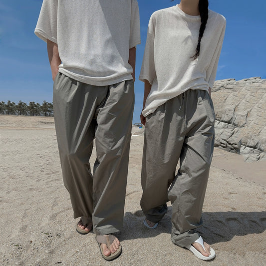 Relaxed Wide Leg Straight Pants WN20321